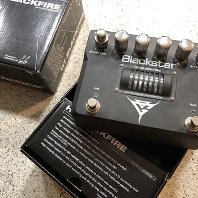 Blackstar Gus G HT-BlackFire Distortion Pedal (Limited Run)