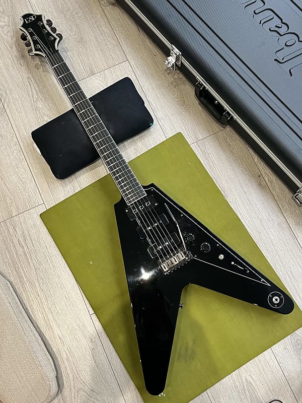 ESP Eclipse V-IX Sugizo Signature Model Flying V Guitar | Reverb