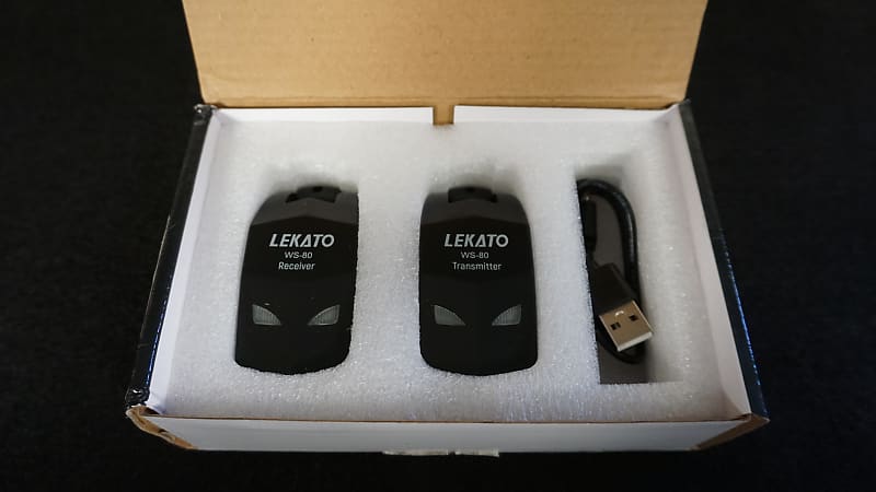 Lekato WS-80 2.4GHz Wireless System for Guitar/Bass | Reverb