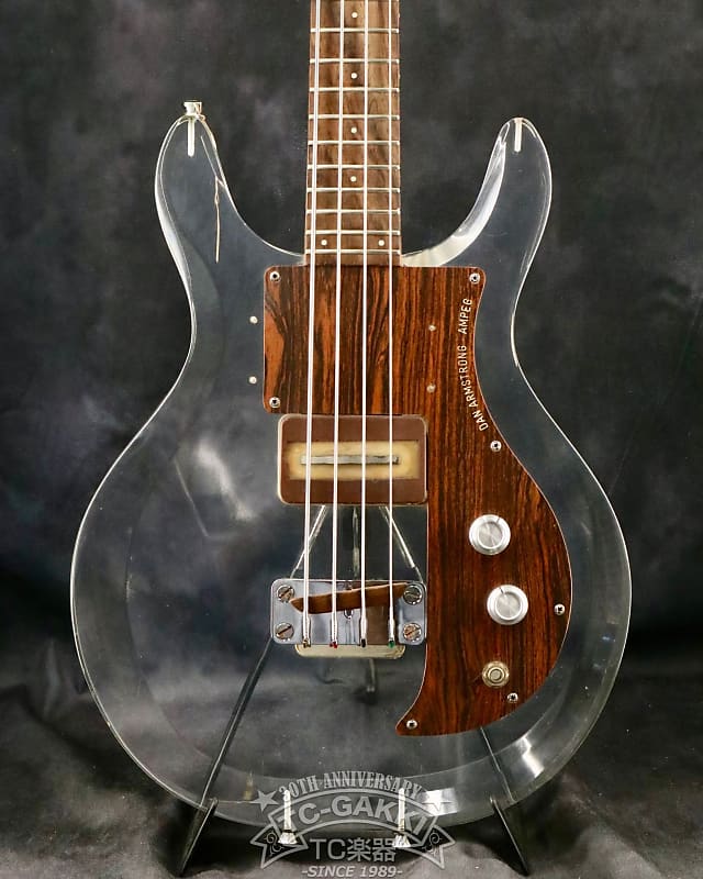 1970's Ampeg Dan Armstrong Lucite Bass image 1