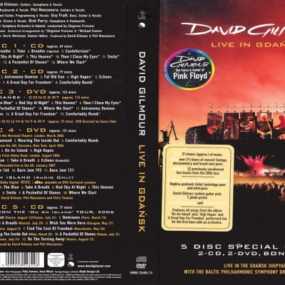 David Gilmour Live In Gdansk 5 Disc Limited Edition ( Factory