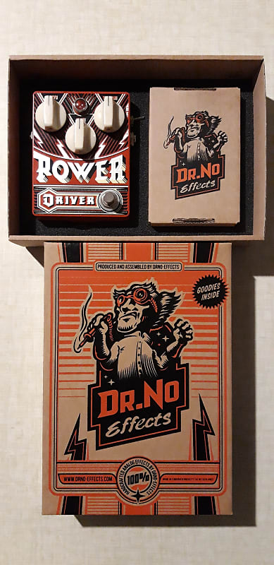 Dr No Effects POWER DRIVER MK II guitar demo with RS Tele