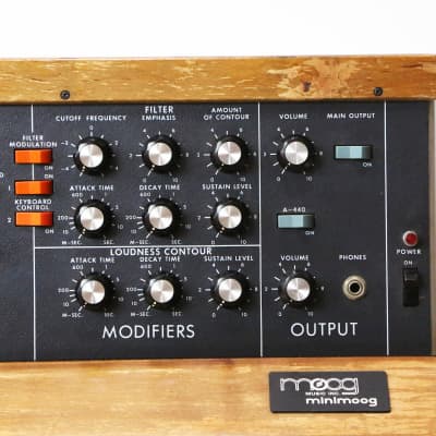 1974 Moog MiniMoog Model D Mini Moog Vintage Original Mono Synthesizer MonoSynth Keyboard Synth Works Perfectly image 14