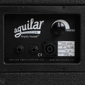 Aguilar DB 410 - 4x10" 700-watt Bass Cabinet - Classic Black 4-ohm image 7