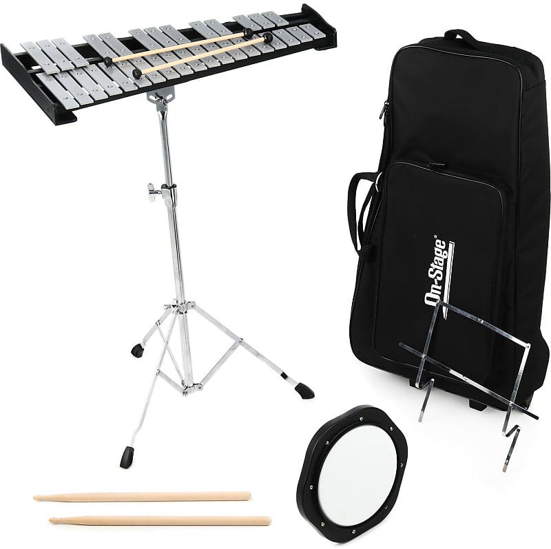 On-Stage BSK2500 Bell Kit with Rolling Bag - 2.5 Octave image 1