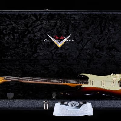 Fender Custom Shop "The 63" 1963 Stratocaster Relic 3-Tone Sunburst 57 V-R122052-7.75 lbs image 19
