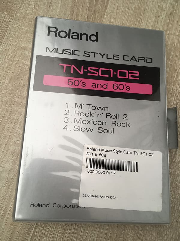 Roland TN-SC1-02 50s and 60s Style Card