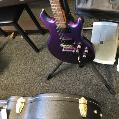 Ibanez Musician MC-100 custom electric guitar made in Japan 1977 in custom Nascar Metallic blue / purple with hard case image 9