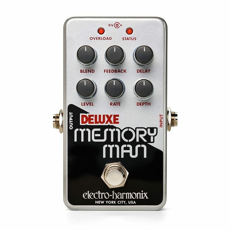 Electro Harmonix Nano Deluxe Memory Man Analog Delay / Chorus / Vibrato Effects Pedal image 1