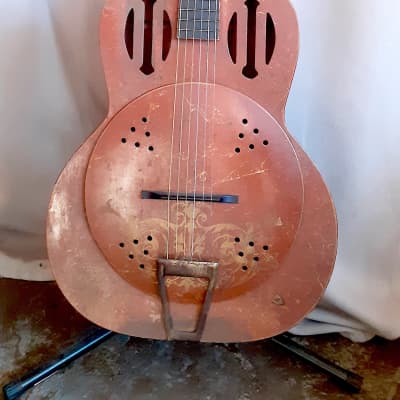 Del Oro guitare acoustique 1949 USA façons résonateur, Dobro image 1