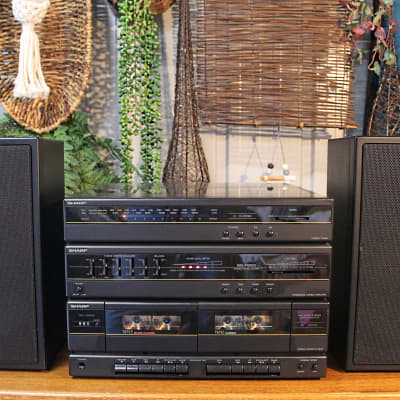 Vintage 1980s Sharp SG-F550 Home Stereo System + Bluetooth See VIDEO image 14