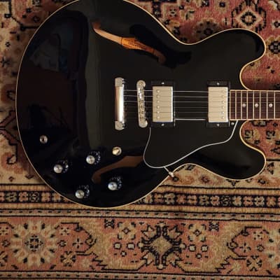 2020 Gibson ES-335 Dot Vintage Ebony  w/ OHSC image 8