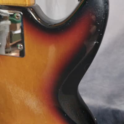 Teisco Vintage, Rare, Made in Japan, Solid Body Electric Guitar 1960s - Tobacco Burst image 11