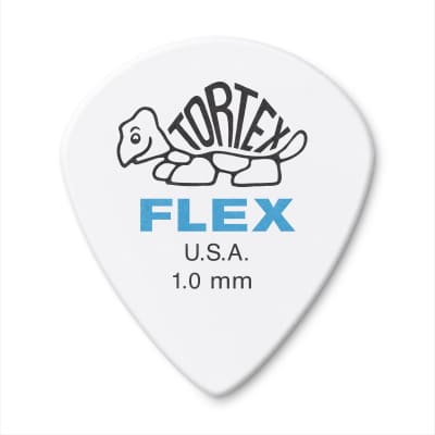 Dunlop 468R10 Tortex Flex Jazz III 1mm Guitar Picks (72-Pack)