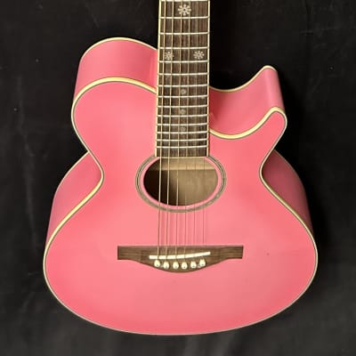 Daisy Rock Acoustic Single Cut - Pink image 6