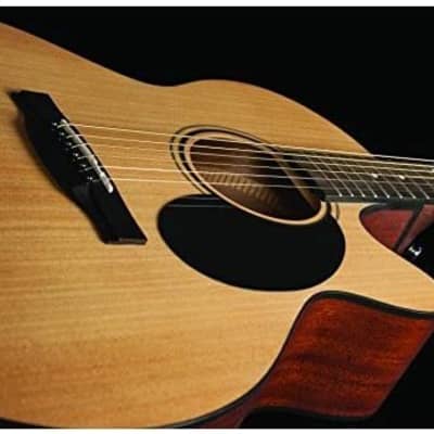 Jasmine S34C Orchestra & Auditorium Venetian Cutaway Spruce Top 6-String Acoustic Guitar w/Hard Case image 11