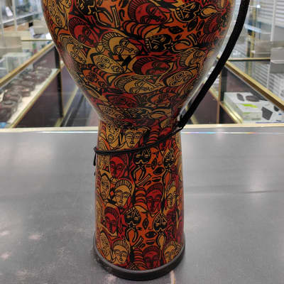 Remo Mondo Signature Series Leon Mobley 12" Djembe Drum - Adinkra Finish image 3