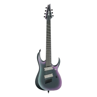 Ibanez RGD71ALMSBAM RGD Axion Label Multi Scale 7-string Guitar - Black Aurora Burst Matte image 2