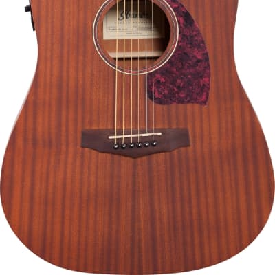 Ibanez PF12MHCE Dreadnought Acoustic-Electric Guitar, Open Pore Natural image 1