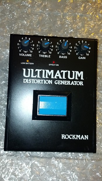 Rockman Ultimatum Distortion Generator (SUPER RARE) Created by Tom  Scholz..Band Boston.