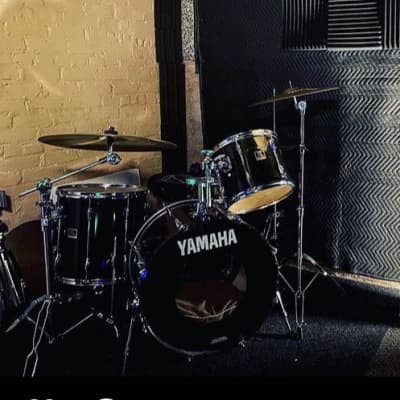 Yamaha Stage Custom Birch (ONLY 3 PC)  ((Forest Green Wrap)) image 1