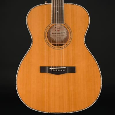 Fender PO-220E Orchestra Electro Acoustic, Cedar Top with Case for sale