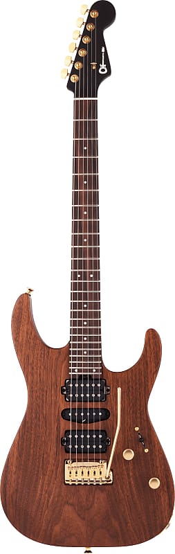 Charvel MJ DK24 HSH 2PT E Mahogany with Figured Walnut Natural Made In Japan image 1
