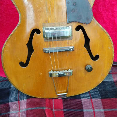 S.S. Stewart Electric Archtop 1950s Natural image 7