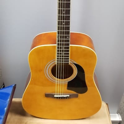 Silvertone Acoustic SD2000 Natural Guitar With Free Gig Bag image 4