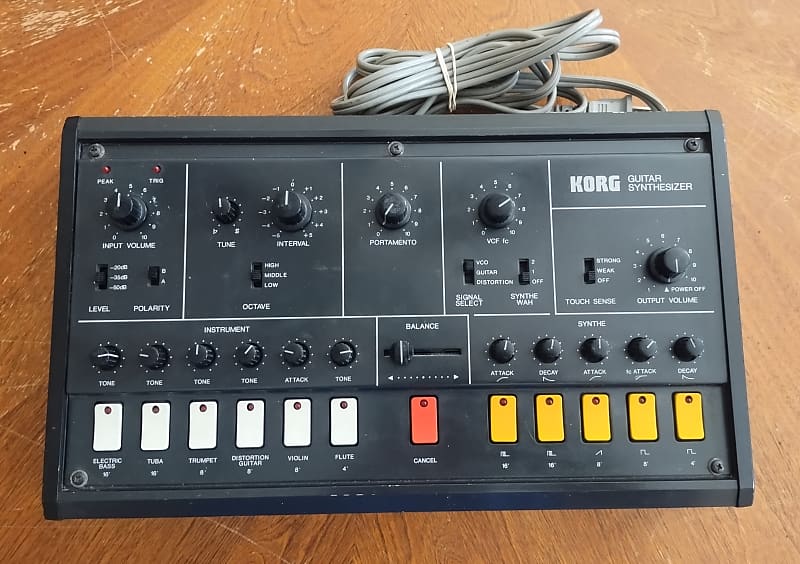 Korg x-911 guitar synthesizer