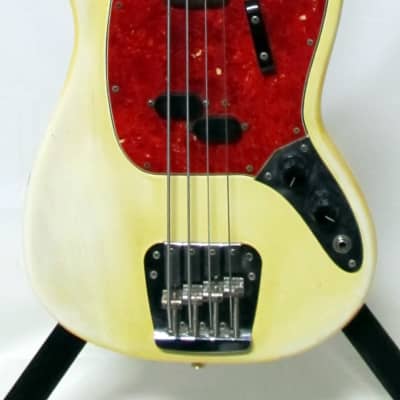 Used Fender Mustang Bass Olympic White 1967 W/HSC image 1