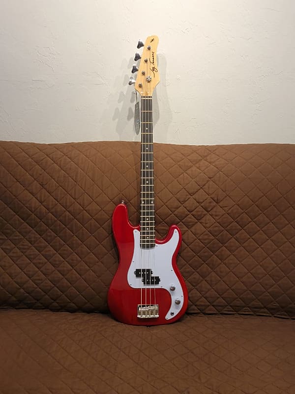 Jay Turser JTB-40-TR Series Solid P Style Body 3/4 Size Maple Neck 4-String Electric Bass Guitar image 1