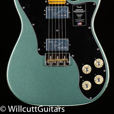 Fender American Professional II Telecaster Deluxe Maple Fingerboard Mystic Surf Green (374) image 3