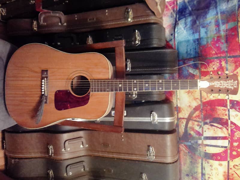 Old Kraftsman N-6 Dreadnaught Acoustic Late 60's-early 70's Natural W/Binding image 1