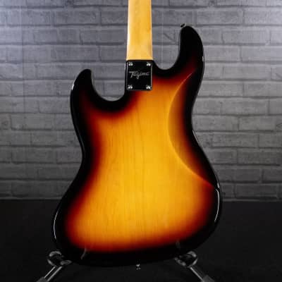 Tagima TW-73 4-String Fretless Electric Bass Guitar (Sunburst) image 5