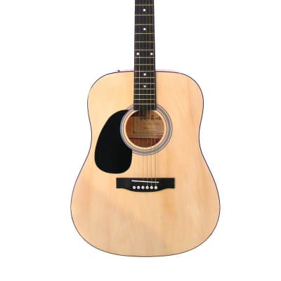 Glen Burton GA101-NT-LFT Dreadnought Laminated Basswood Top 6-String Acoustic Guitar - Left Handed for sale