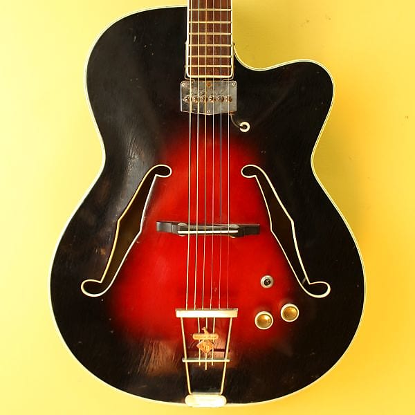 Hopf Spezial Archtop Electric Guitar 1960's Germany image 1