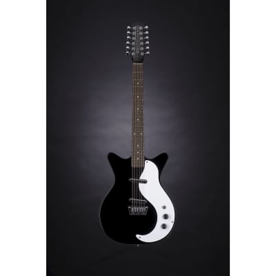 Danelectro '59 Double Cut 12-String BK Black - Electric Guitar Bild 2