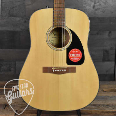 Fender CD-60 Dreadnaught Acoustic Guitar  with Hard Case - Natural Gloss Finish image 10