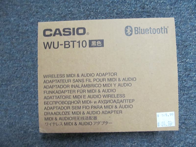 Casio Wireless Bluetooth MIDI/Audio Adapter (WU-BT10) image 1
