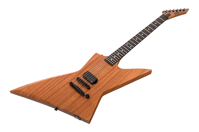 ESP EX Neck-Thru - Natural Satin - Custom Shop PV | Reverb