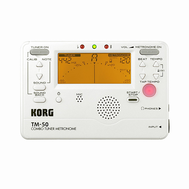 Korg TM- 50 PW Combo Tuner/Metronome image 1