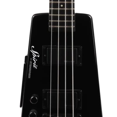 Steinberger Spirit XT-2 Standard Electric Bass, Left-Handed Black (with Gig Bag) image 4