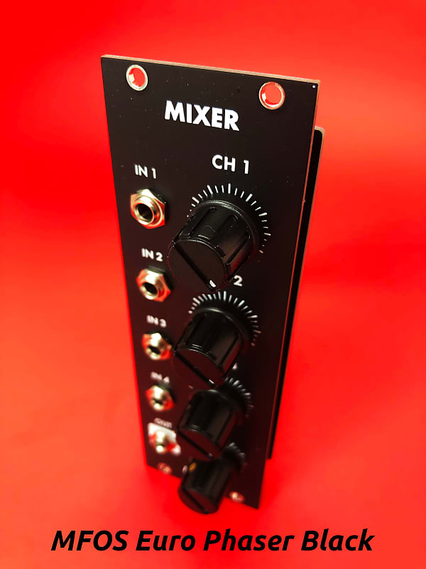 mfos euro mixer smt, black version synthCube assembled, new Reverb