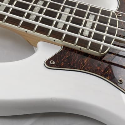 CORT GB75 Jazz / MM 5-String Bass w/Gig Bag - White Blonde