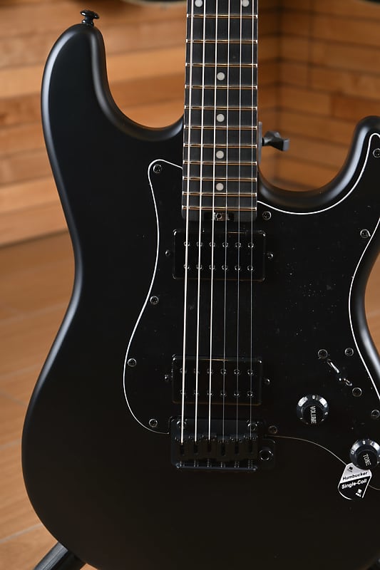 Schecter R66 Traditional Bad Boy Satin Black Reverse Matched | Reverb