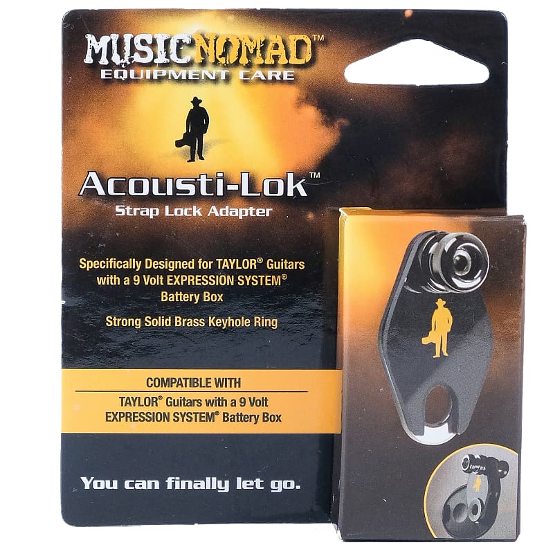 MusicNomad MN272 AcoustiLok Strap Lock Adapter For Taylor Reverb UK