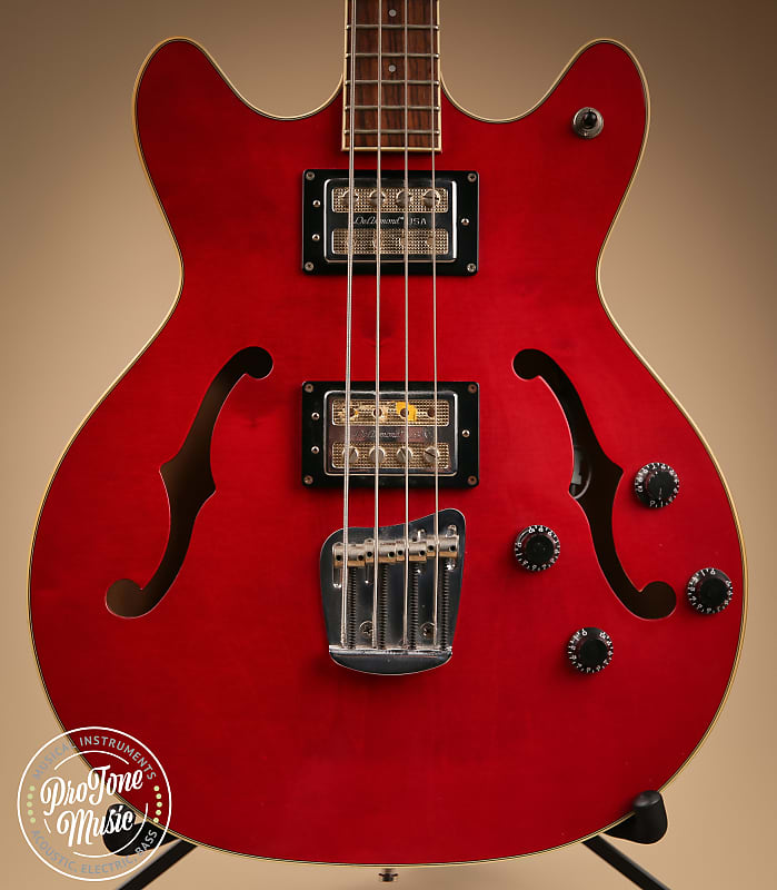 DeArmond Starfire Bass Cherry Red | Reverb