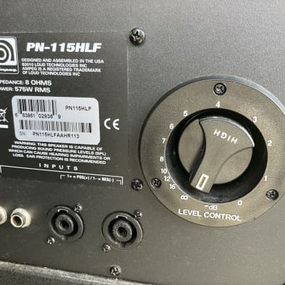Ampeg PN-115HLF Pro Neo 575-Watt 1x15" Bass Speaker Cabinet 2010s - Black image 4