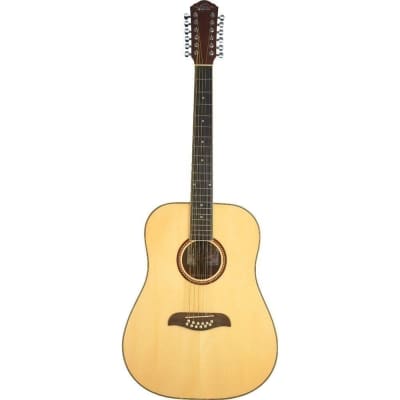 Oscar Schmidt 12 String Acoustic Guitar Model OD312-A  with Spruce Top - Natural image 1